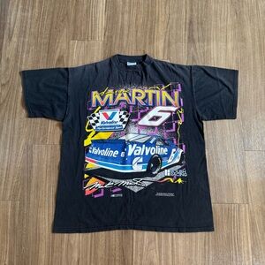 Vintage 90s NASCAR Tee Mark Martin